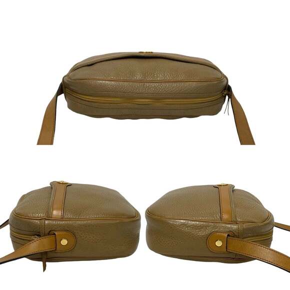 CHRISTIAN DIOR Brown Leather Pochette Shoulder Bag - Picture 5 of 9